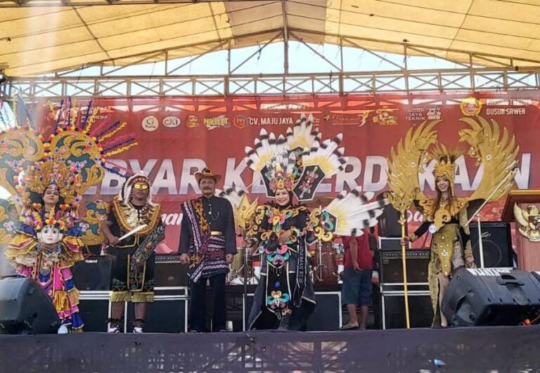 Karnaval Budaya Ala Desa Tanjung Kedamean, Digelar Full Atribut Nusantara
