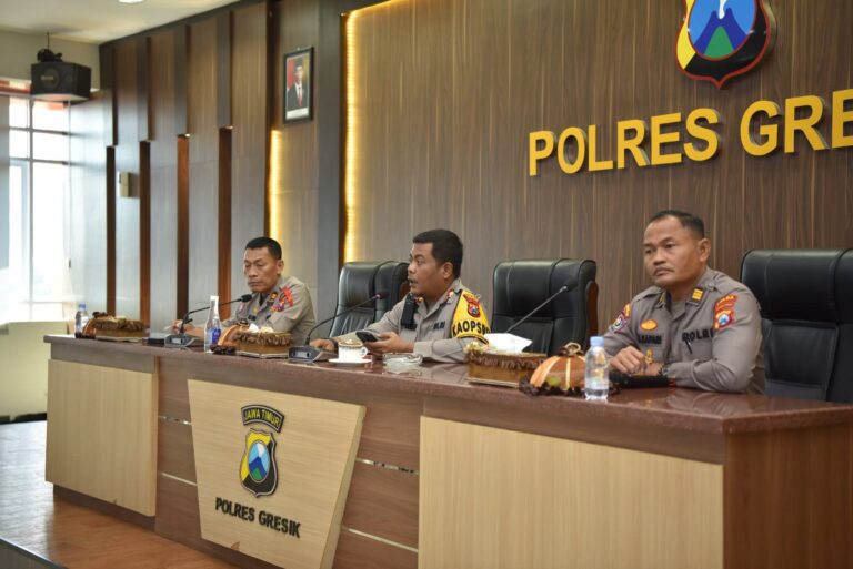 Jelang Pilkada Serentak 2024, Polres Gresik Gelar Kegiatan Safari Binteknis