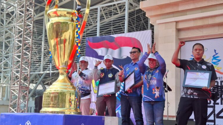 Porkab Gresik 2024, Kecamatan Gresik Kota Berhasil Jadi Juara Umum