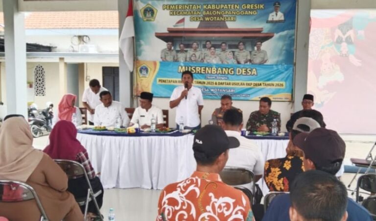 Musdes Wotansari Terkait RKPDes dan DU-RKPDes 2025 Digelar Tepat Waktu