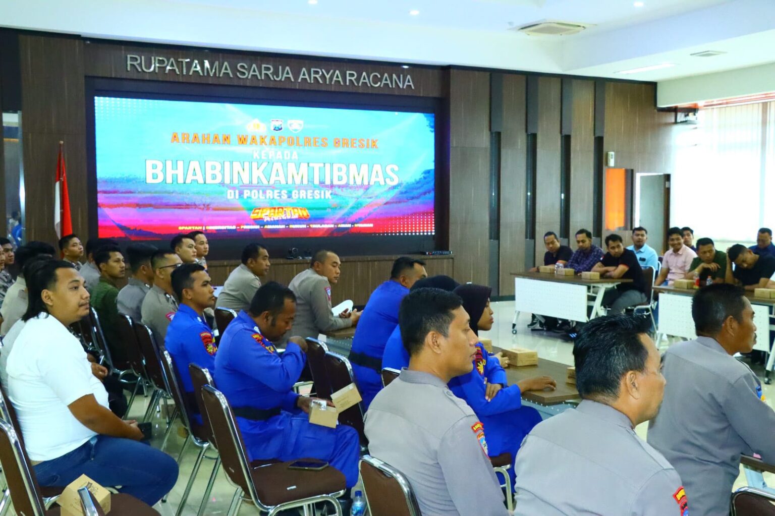 Upaya Polres Gresik Beri Layanan Pada Masyarakat Melalui Bhabinkamtibmas