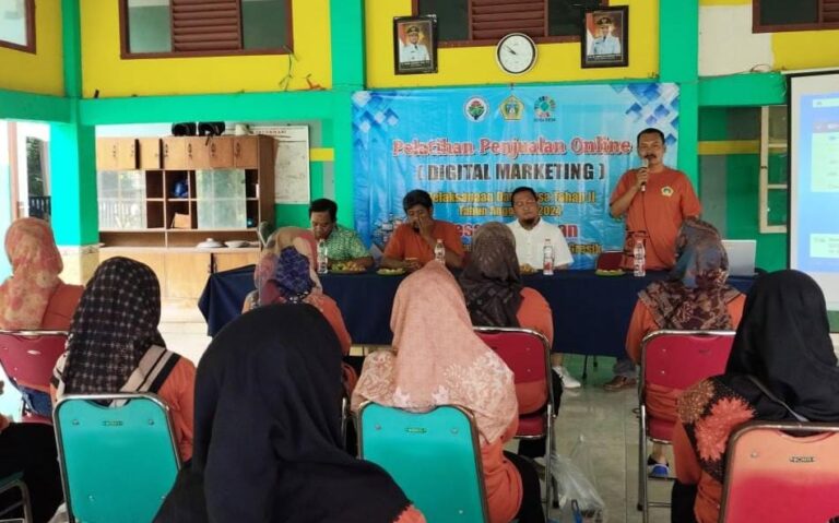 Pemdes Sedagaran Sidayu Adakan Pelatihan Digital Marketing UMKM