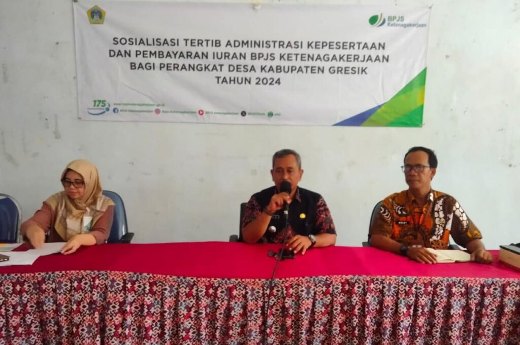 Lindungi Perangkat, Pemdes Sukowati Gelar Sosialisasi BPJS Ketenagakerjaan