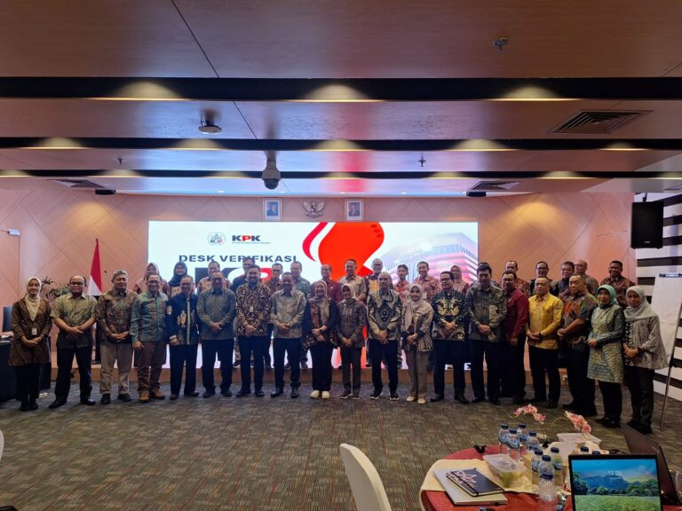 Jajaran Pemkab Lamongan Ikuti Desk Verifikasi MCP Gelaran KPK di Jakarta