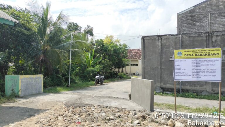 Komitmen Pemdes Babakbawo Optimalkan Akses Pertanian