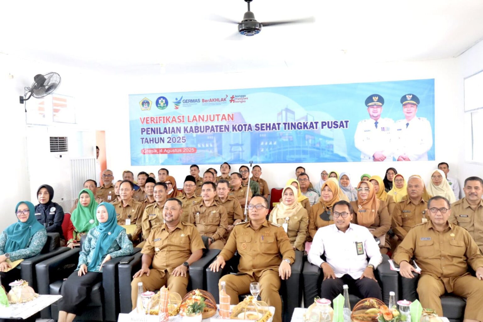 Bupati dan Wabup Gresik Paparkan Inovasi 9 Tatanan Kabupaten Sehat