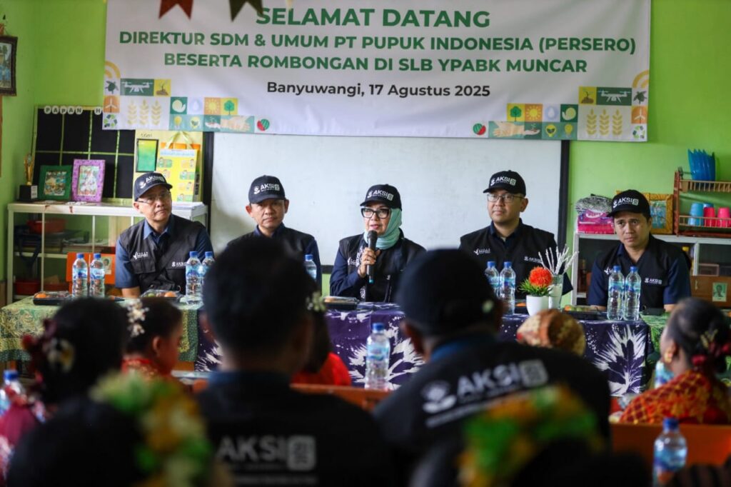 Karyawan Pupuk Indonesia Grup Gelar Program AKSI 2025 di Banyuwangi