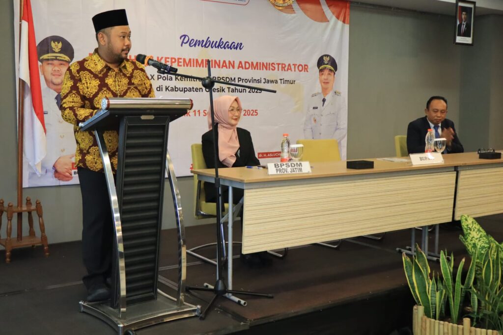 Buka Pelatihan Kepemimpinan Administrator Angkatan X, Berikut Pesan Bupati Gresik
