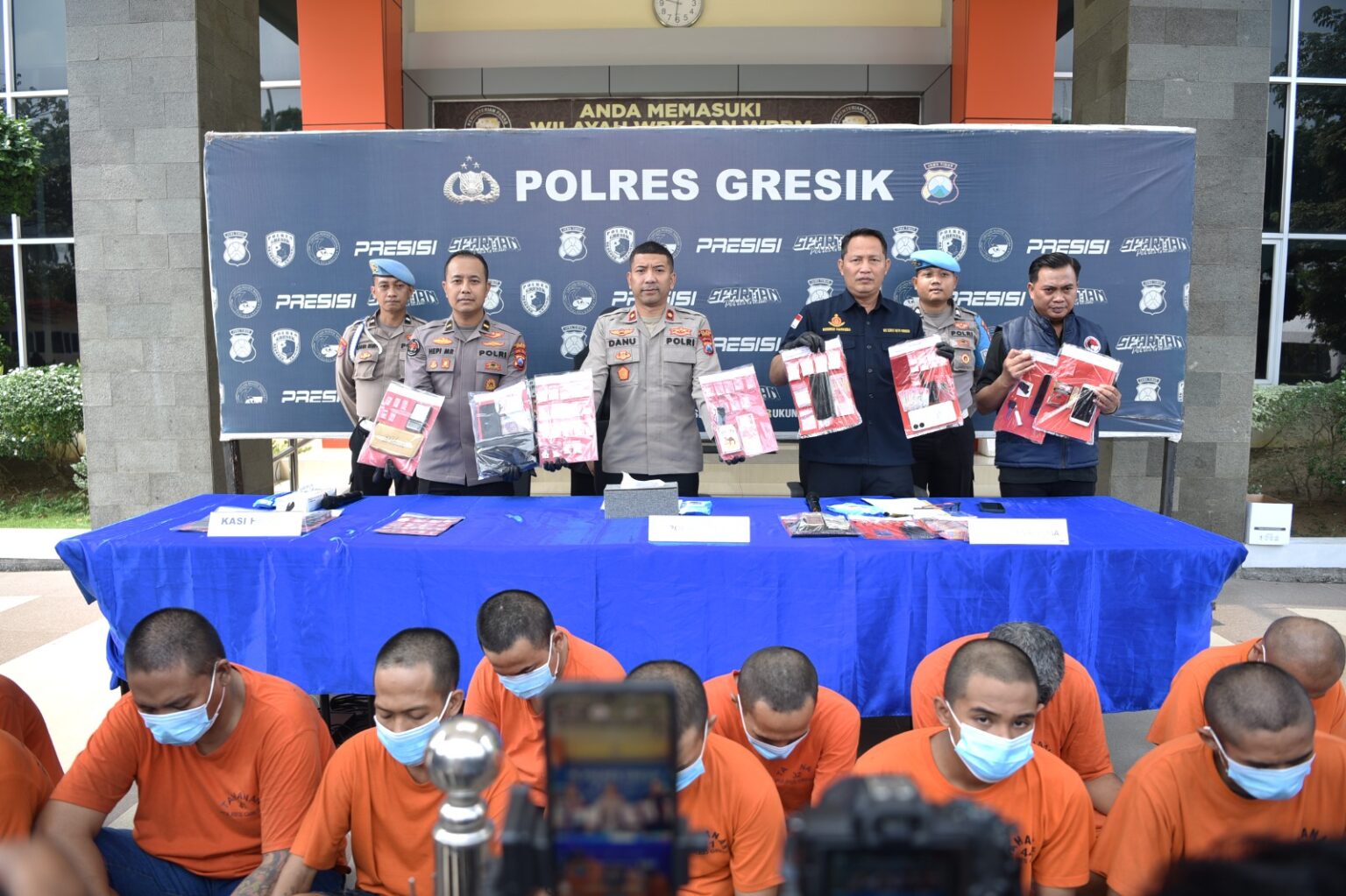 Operasi Tumpas Narkoba Semeru 2025, Polres Gresik Ungkap 16 Kasus Dengan 20 Pelaku Diamankan