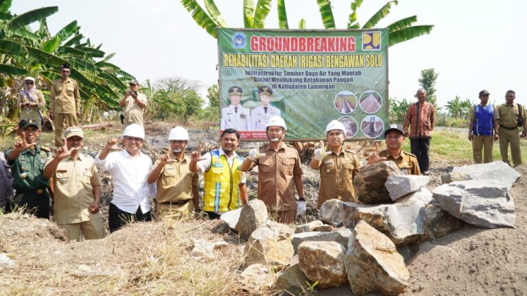 Dukung Ketahanan Pangan, Ada 16 Titik Daerah Irigasi di Lamongan yang Dilakukan Rehabilitasi