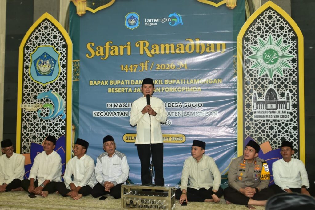 Safari Ramadhan, Bupati Tegaskan Pembangunan di Lamongan Menjangkau Fisik dan Non Fisik