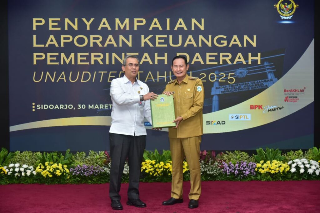 Laporan Keuangan Pemerintah Daerah Lamongan Unaudited Tahun Anggaran 2025 Resmi Diserahkan