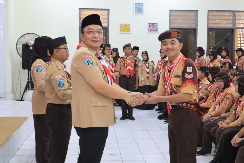 Pramuka Garuda Tahun 2026 Resmi Dilantik Wakil Bupati Gresik