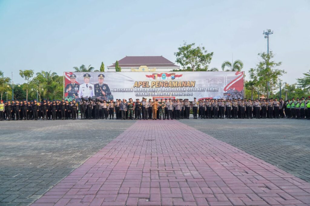 Sebanyak 2.057 Personel Gabungan Siap Amankan Kegiatan Bulan Suro di Kabupaten Lamongan