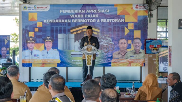 Realisasi Pajak Daerah Kabupaten Gresik Capai 52,91 Persen Hingga Pertengahan Tahun 2026