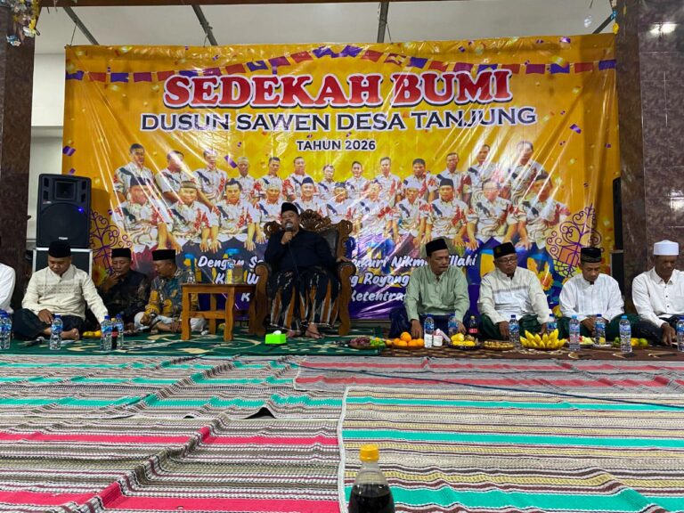 Bentuk Rasa Syukur, Kepala Desa Tanjung Sebut Tradisi Sedekah Bumi Penting untuk Dilestarikan