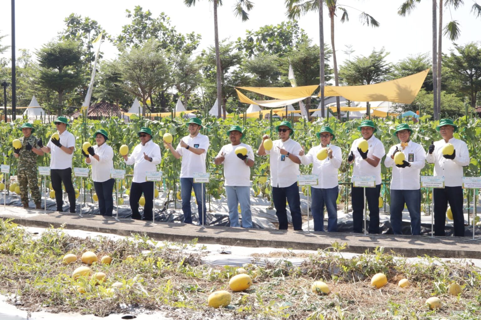 Pandangan Bupati Gresik Soal Pertanian Sekarang, Pada Saat Pembukaan Petro Agrifood Expo 2026