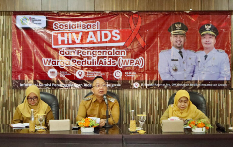 Sosialisasi Penanggulangan HIV/AIDS, Wabup Gresik Ingin Kolaborasi Diperkuat Tanpa Diskriminasi