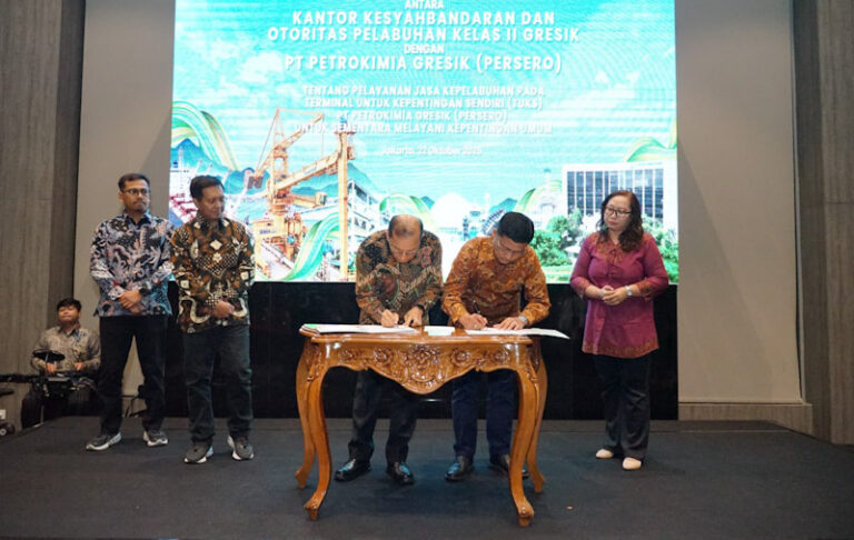 TUKS untuk Layani Kepentingan Umum, Kerja Sama Petrokimia Gresik dan KSOP Kelas II Gresik Berlanjut